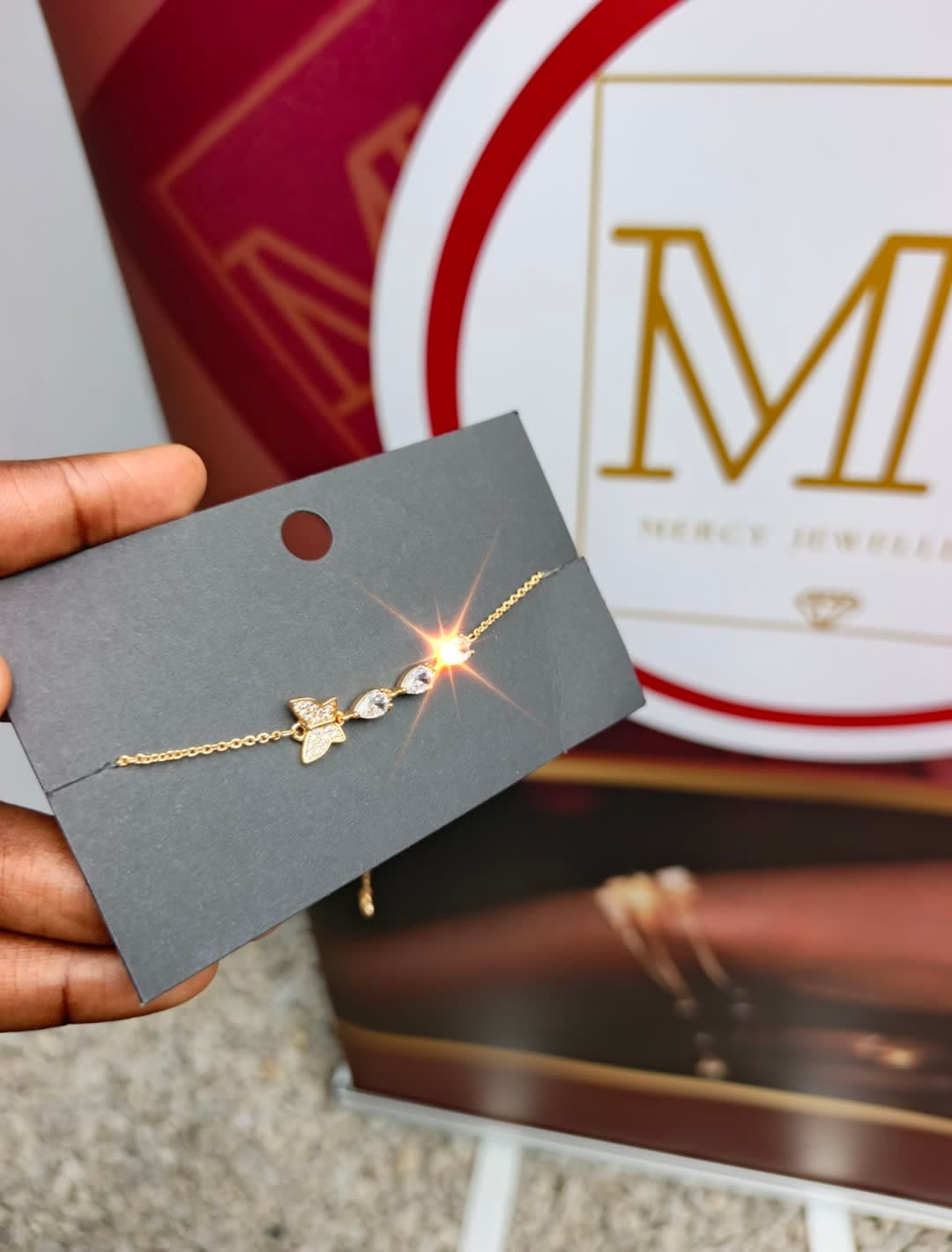 Bracelet butterfly doré🦋